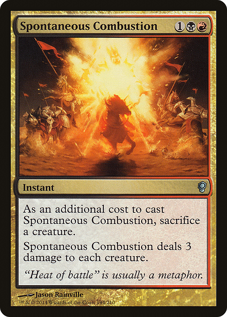 Spontaneous Combustion (CNS-194) [Conspiracy] MTG Single Wizards of the Coast