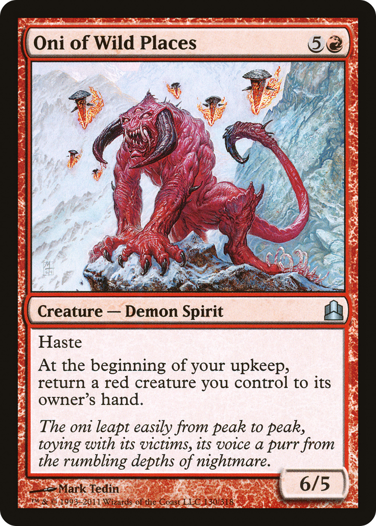 Oni of Wild Places (CMD-130) [Commander 2011] MTG Single Wizards of the Coast