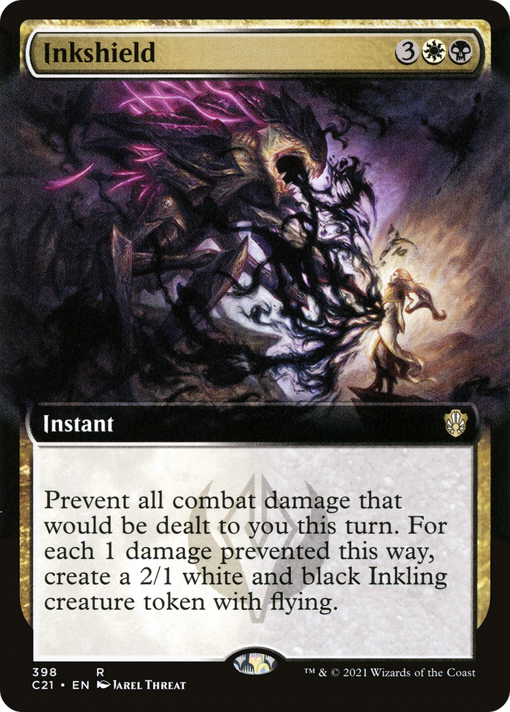 Inkshield (C21-398) [Commander 2021] (Extended Art) MTG Single Wizards of the Coast