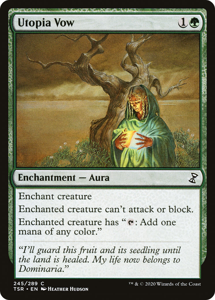 Utopia Vow (TSR-245) [Time Spiral Remastered] Foil MTG Single Wizards of the Coast