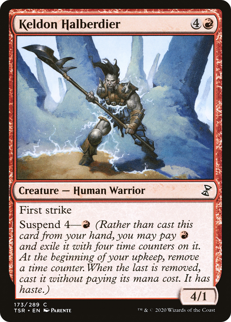 Keldon Halberdier (TSR-173) [Time Spiral Remastered] MTG Single Wizards of the Coast