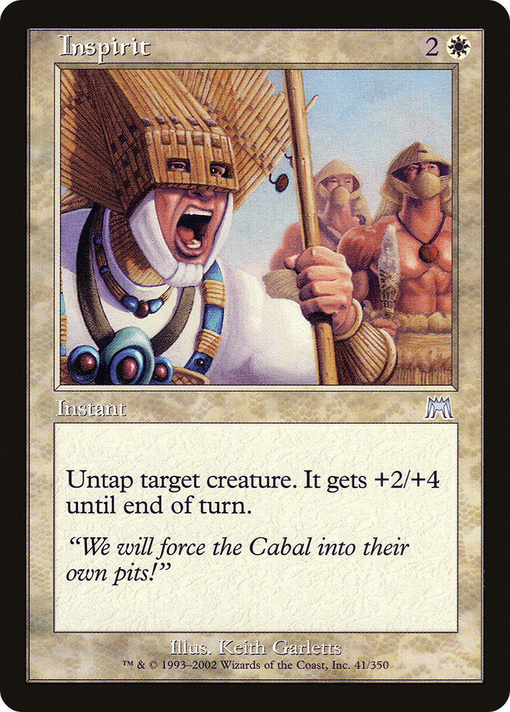 Inspirit (ONS-041) [Onslaught] MTG Single Wizards of the Coast