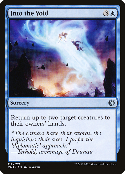 Into the Void (CN2-112) [Conspiracy: Take the Crown] MTG Single Wizards of the Coast