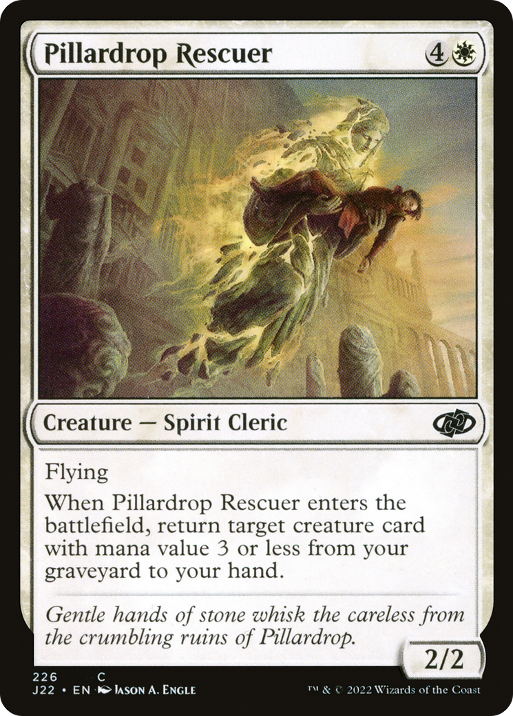Pillardrop Rescuer (J22-226) [Jumpstart 2022] MTG Single Wizards of the Coast