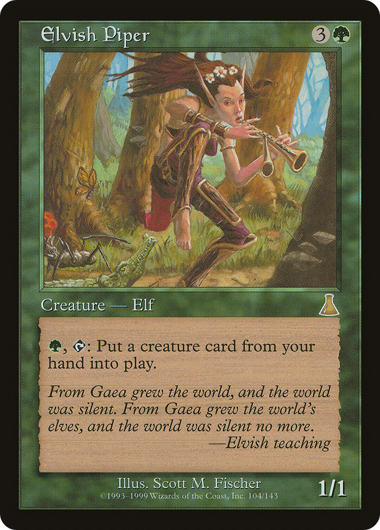 Elvish Piper (UDS-104) [Urza's Destiny] MTG Single Wizards of the Coast