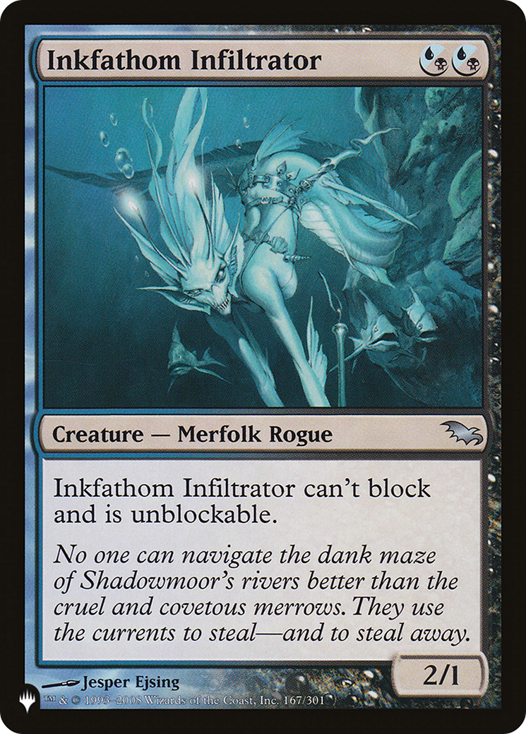 Inkfathom Infiltrator (LIST-SHM-167) [Mystery Booster] The List MTG Single Wizards of the Coast