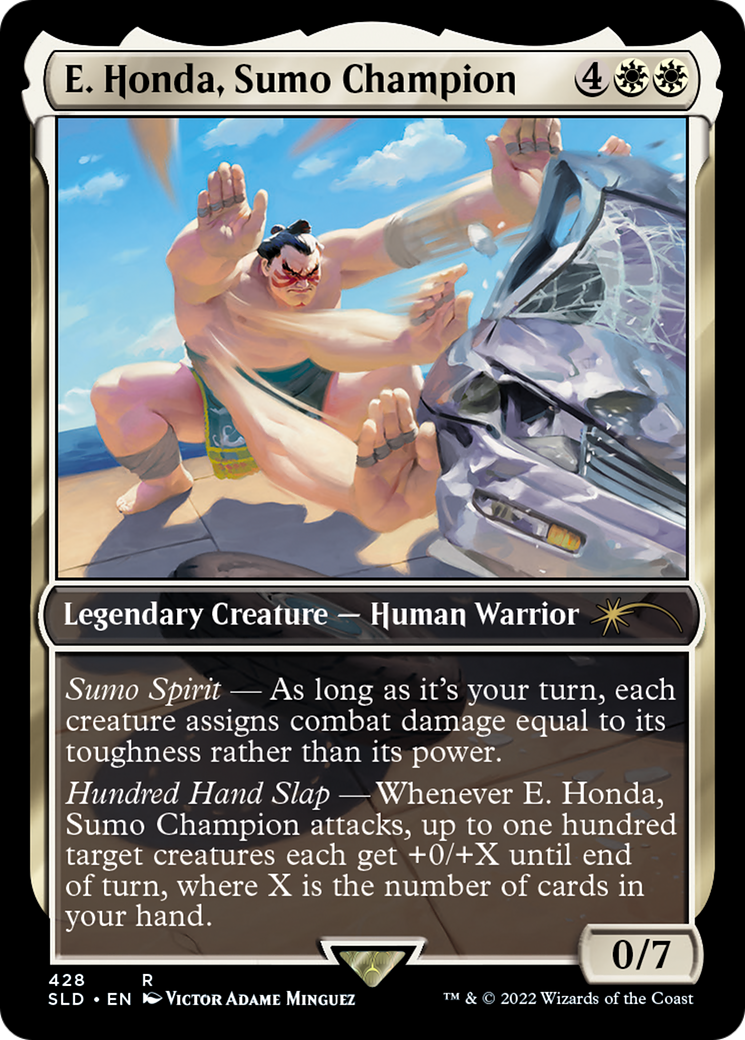 E. Honda, Sumo Champion (SLD-428) [Secret Lair] Drop MTG Single Wizards of the Coast