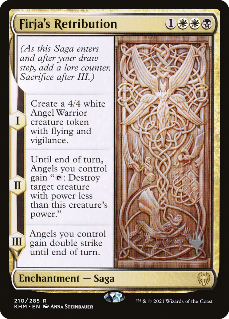 Firja's Retribution (PPKHM-210) [Kaldheim Promos] MTG Single Wizards of the Coast