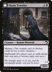 Shady Traveler (MID-120) [Innistrad: Midnight Hunt] Foil MTG Single Wizards of the Coast