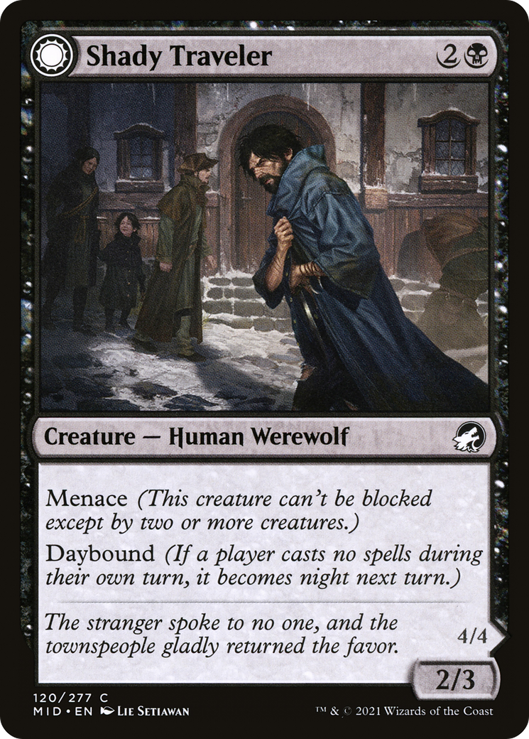 Shady Traveler (MID-120) [Innistrad: Midnight Hunt] MTG Single Wizards of the Coast