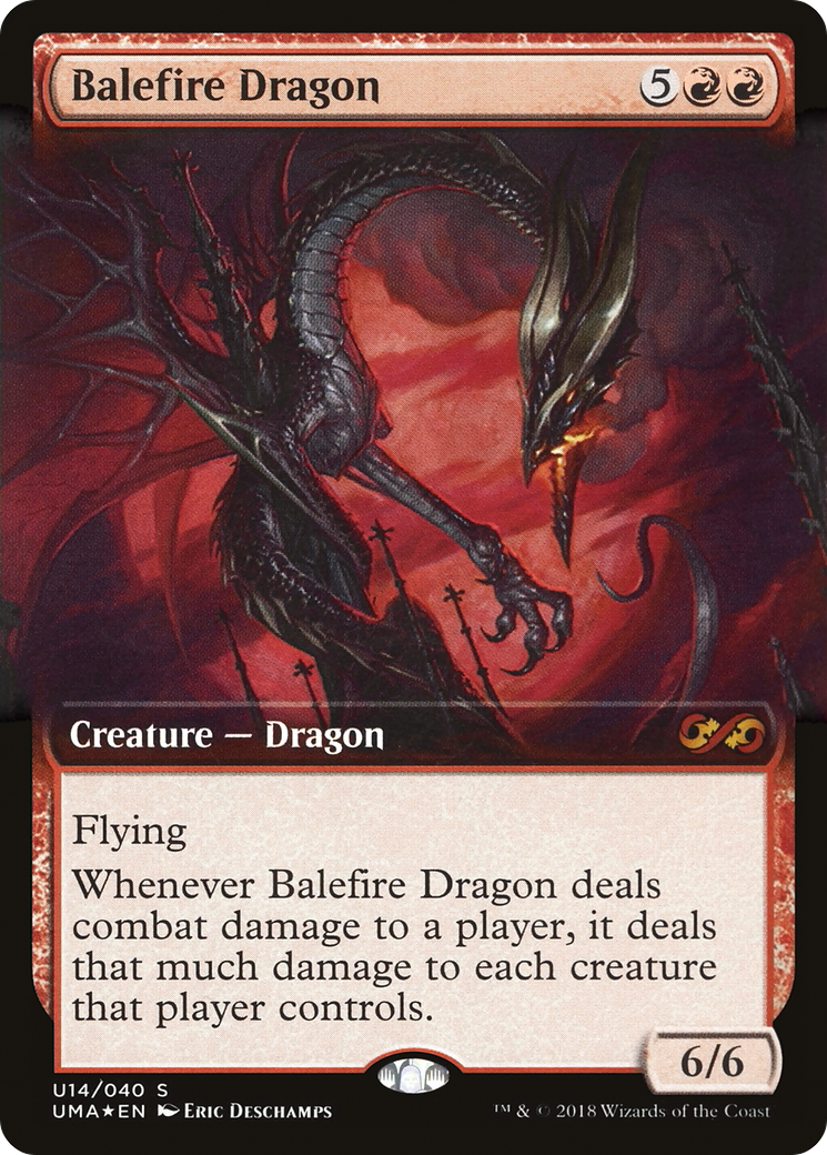 Balefire Dragon (UMA:BT-U14) [Ultimate Box Topper] (Extended Art) Foil MTG Single Wizards of the Coast