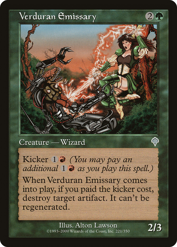 Verduran Emissary (INV-221) [Invasion] Foil MTG Single Wizards of the Coast