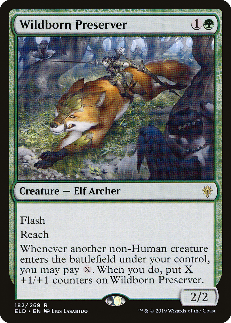 Wildborn Preserver (ELD-182) [Throne of Eldraine] Foil MTG Single Wizards of the Coast