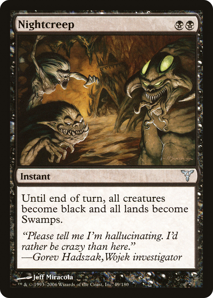Nightcreep (DIS-049) [Dissension] MTG Single Wizards of the Coast