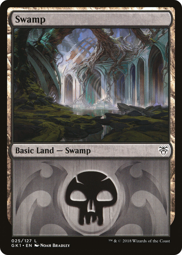 Swamp (GR1-025) [Misc] GRN Guild Kit MTG Single Wizards of the Coast