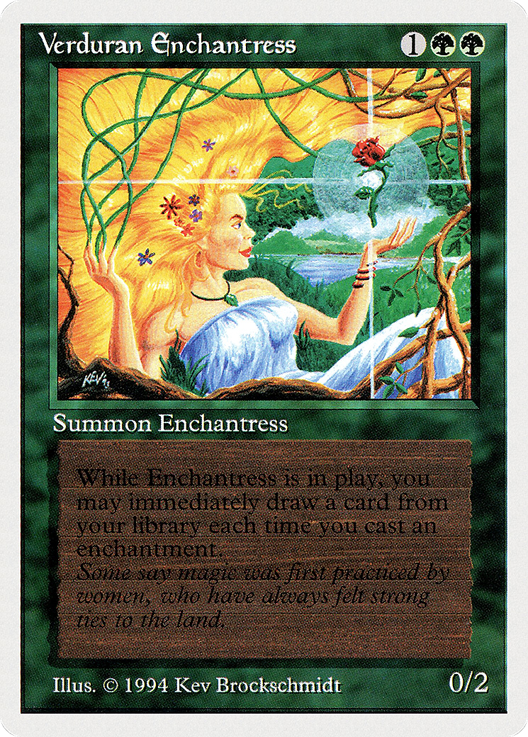 Verduran Enchantress (SUM-223) [Misc] Summer Magic / Edgar MTG Single Wizards of the Coast