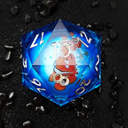 Seriously Good Dice: Large 55mm D20 Dice (Fish) Dice & Gaming Accessories Taps Imports