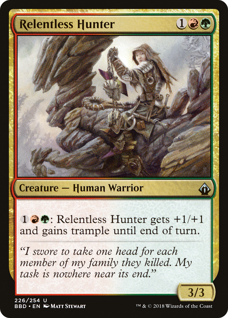 Relentless Hunter (BBD-226) [Battlebond] MTG Single Wizards of the Coast
