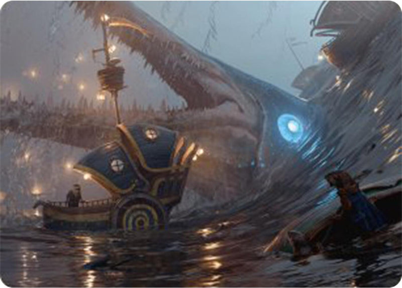 Eluge, the Shoreless Sea Art Card [Art Series] Bloomburrow MTG Single Magic: The Gathering