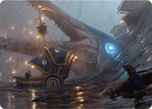 Eluge, the Shoreless Sea Art Card [Art Series] Bloomburrow MTG Single Magic: The Gathering