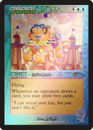 Consecrated Sphinx (1657) (Rainbow Foil) (SLD-1657) [Secret Lair Drop Series] Foil