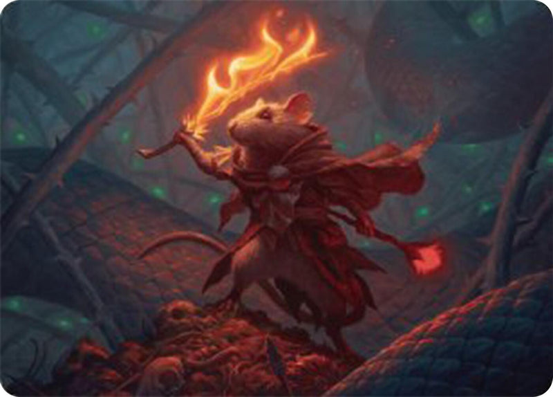Emberheart Challenger Art Card [Art Series] Bloomburrow MTG Single Magic: The Gathering