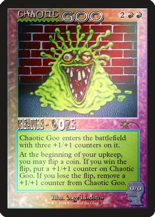 Chaotic Goo (Rainbow Foil) (SLD-1658) [Secret Lair] Drop Series Foil MTG Single Wizards of the Coast