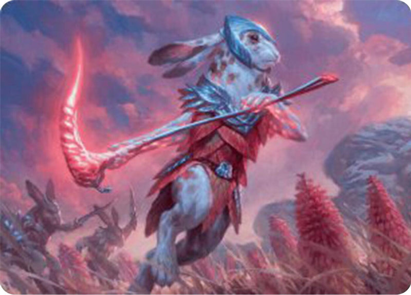 Baylen, the Haymaker Art Card [Art Series] Bloomburrow MTG Single Magic: The Gathering