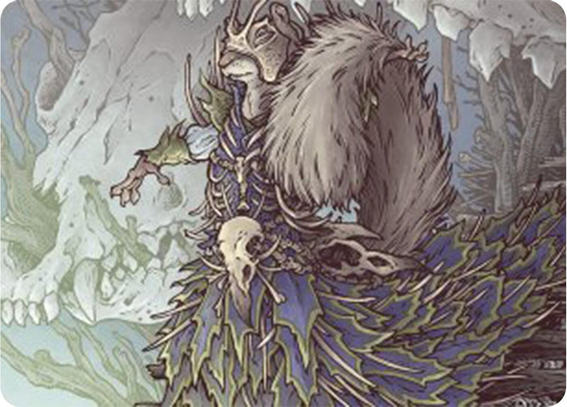 Camellia, the Seedmiser Art Card [Art Series] Bloomburrow MTG Single Magic: The Gathering