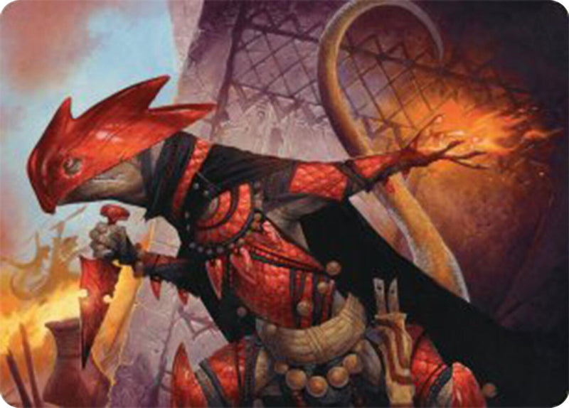 Cindering Cutthroat Art Card [Art Series] Bloomburrow MTG Single Magic: The Gathering
