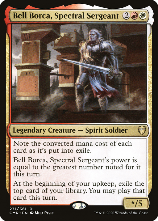 Bell Borca, Spectral Sergeant (CMR-271) [Commander Legends] MTG Single Wizards of the Coast