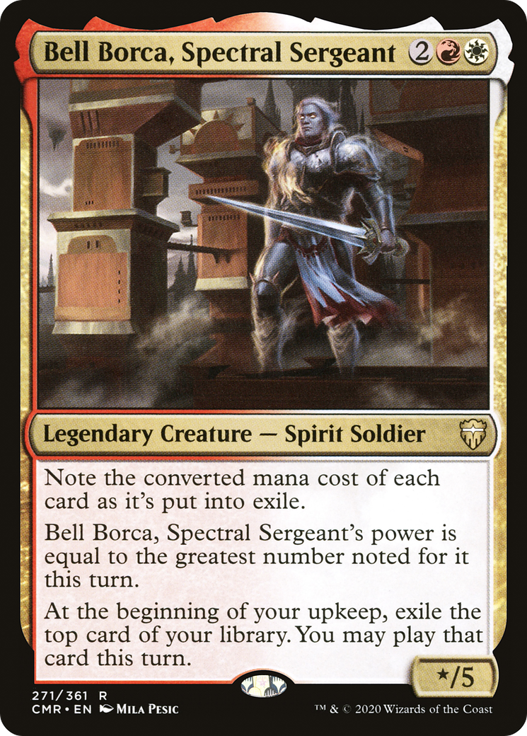 Bell Borca, Spectral Sergeant (CMR-271) [Commander Legends] Foil MTG Single Wizards of the Coast