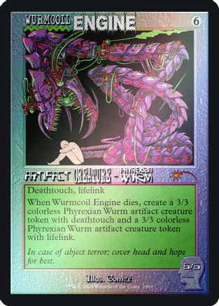 Wurmcoil Engine (Rainbow Foil) (SLD-1661) [Secret Lair] Drop Series Foil MTG Single Wizards of the Coast