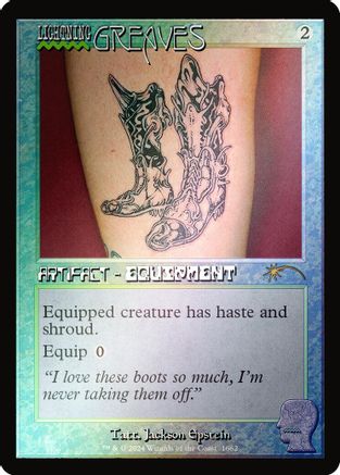 Lightning Greaves (1662) (Rainbow Foil) (SLD-1662) [Secret Lair] Drop Series Foil MTG Single Wizards of the Coast