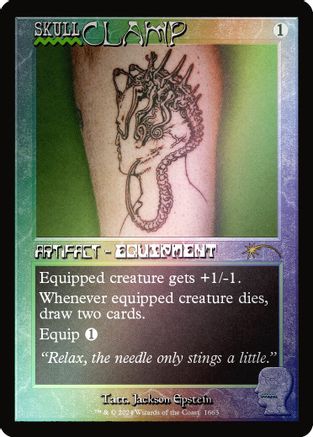Skullclamp (1663) (Rainbow Foil) (SLD-1663) [Secret Lair Drop Series] Foil