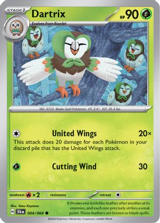 Dartrix (4) [SV: Shrouded Fable] Pokemon Single Pokémon