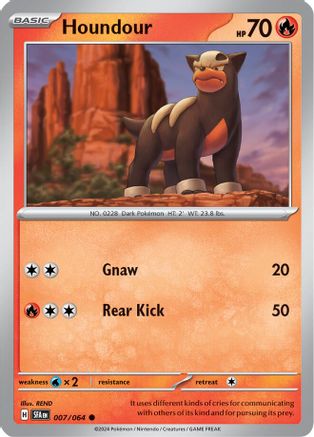Houndour (7) [SV: Shrouded Fable] Pokemon Single Pokémon