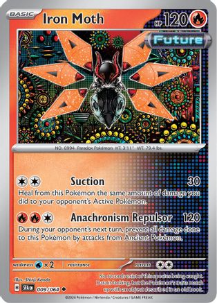 Iron Moth (9) [SV: Shrouded Fable] Pokemon Single Pokémon