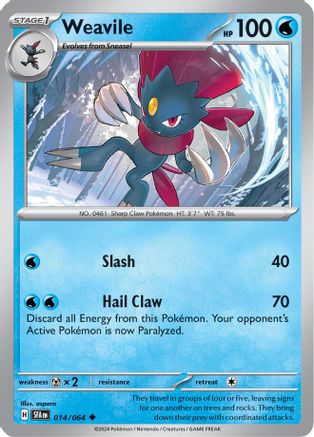 Weavile (14) [SV: Shrouded Fable] Pokemon Single Pokémon
