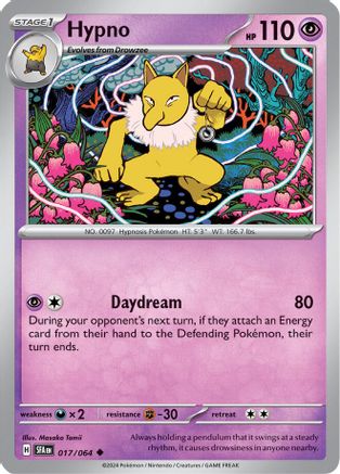 Hypno (17) Reverse Holofoil [SV: Shrouded Fable] Pokemon Single Pokémon