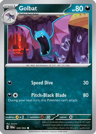 Golbat (28) [SV: Shrouded Fable] Pokemon Single Pokémon