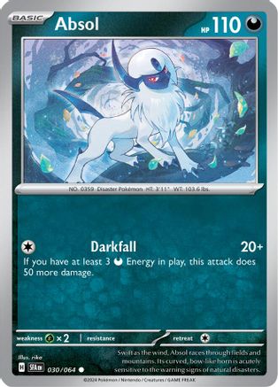 Absol (30) - [SV: Shrouded Fable] Reverse Holofoil Pokemon Single Pokémon