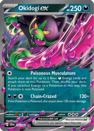 Okidogi ex - 036/064 Holofoil [SV: Shrouded Fable] Pokemon Single Pokémon