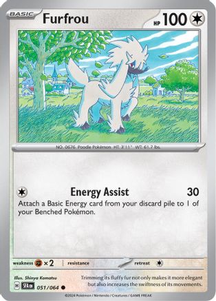 Furfrou (51) Reverse Holofoil [SV: Shrouded Fable] Pokemon Single Pokémon