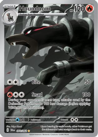 Houndoom - 066/064 Holofoil [SV: Shrouded Fable] Pokemon Single Pokémon