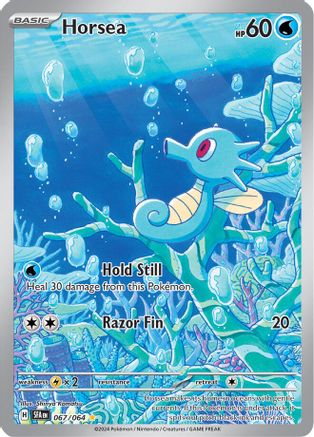 Horsea - 067/064 Holofoil [SV: Shrouded Fable] Pokemon Single Pokémon