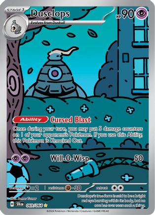 Dusclops - 069/064 Holofoil [SV: Shrouded Fable] Pokemon Single Pokémon