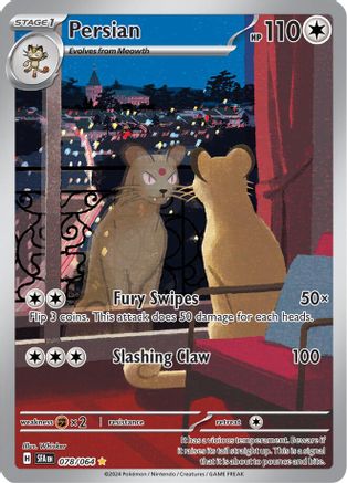 Persian - 078/064 Holofoil [SV: Shrouded Fable] Pokemon Single Pokémon