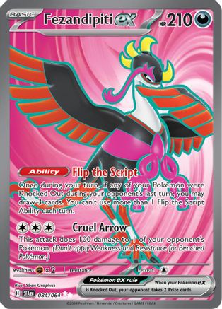 Fezandipiti ex - 084/064 Holofoil [SV: Shrouded Fable] Pokemon Single Pokémon