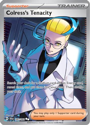 Colress's Tenacity - 087/064 Holofoil [SV: Shrouded Fable] Pokemon Single Pokémon